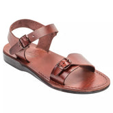 Men’s Leather Jesus Sandals with Buckle – Authentic Biblical Footwear